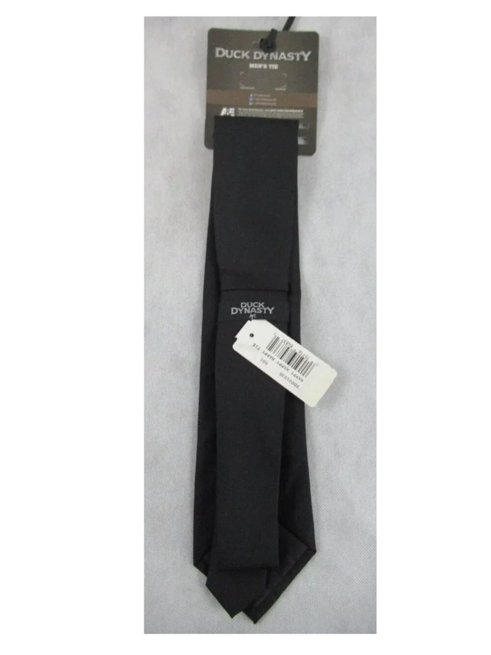 A&E Duck Dynasty Men's Phil Happy Happy Happy Neck Tie, Black, One Size